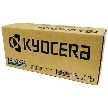 Kyocera Toner Cartridge, 6235/6635, 11,000 Yield, Cyan KYOTK5282C